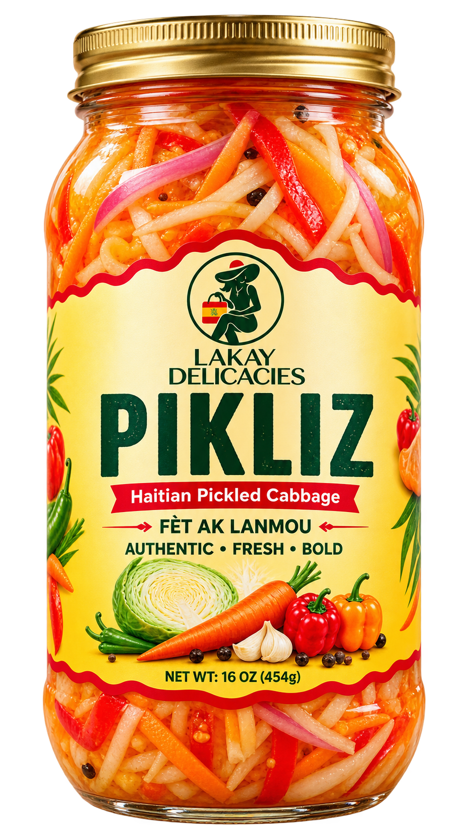 Pikliz /Haitian Pickled Cabbage