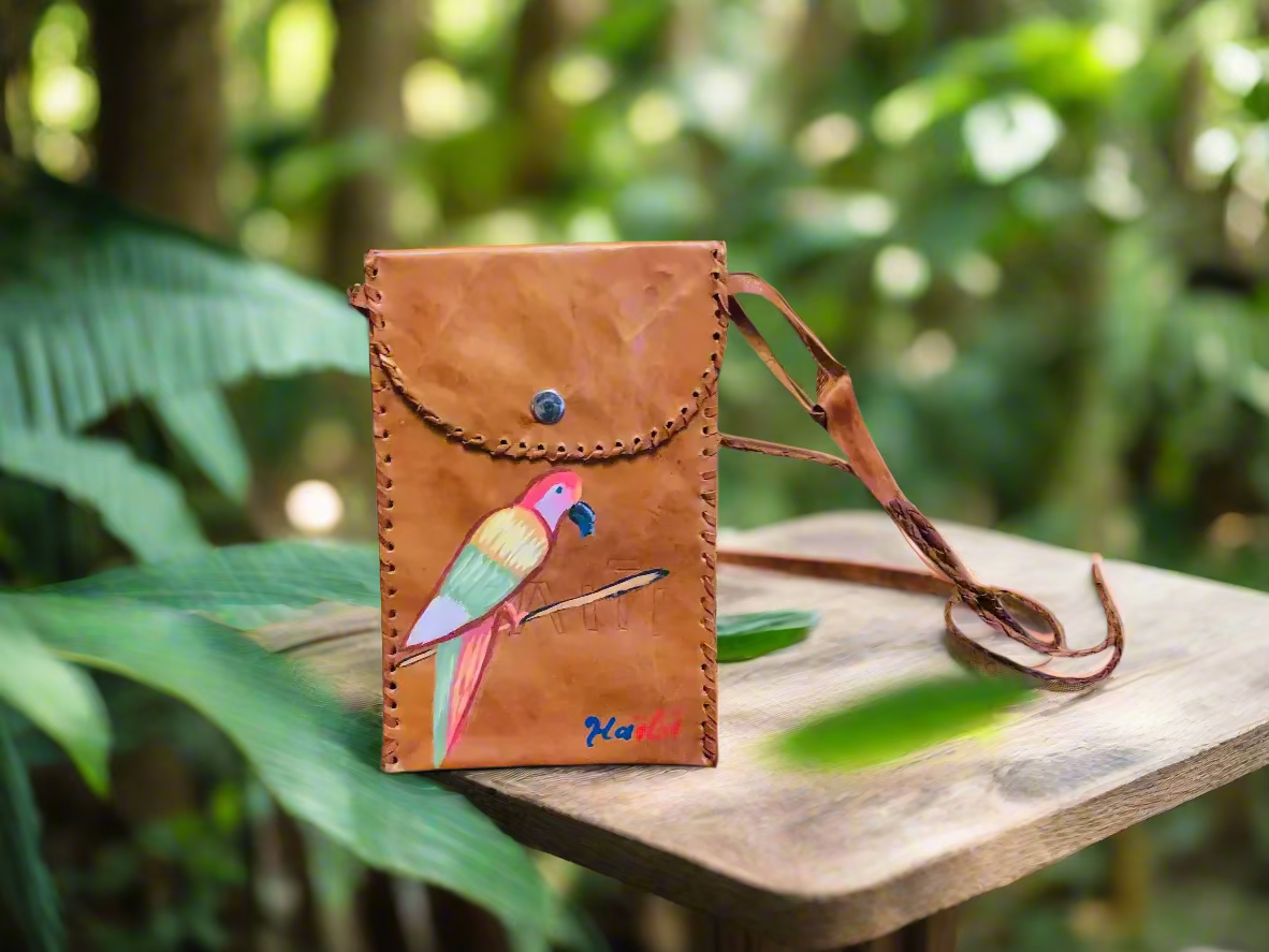Handcrafted Travel Crossbody leather bag