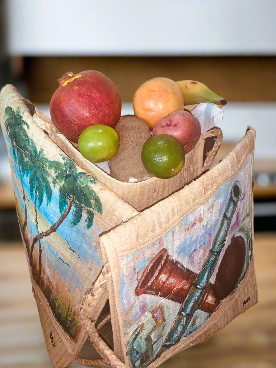 Woven straw Crossbody chest bags
