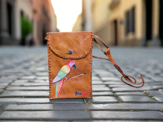 Handcrafted Travel Crossbody leather bag