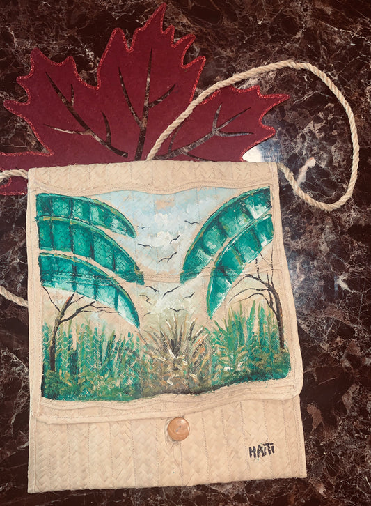Woven straw Crossbody chest bags