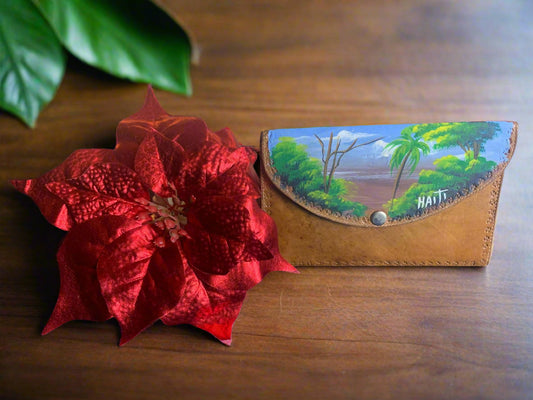 Genuine Medium Leather Handcrafted Wallet for Women